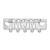 14k White Gold Mom Pin XK840