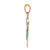 14k Two-tone AA Diamond Kid Pendant XK505AA