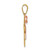 14k Two-tone AA Diamond Kid Pendant XK497AA