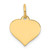 14K Heart Disc Charm XM526/18