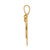 14k Two-tone AA Diamond Kid Pendant XK197AA