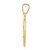 14k Polished and Satin St Mark Medal Hollow Pendant XR1357