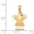 14k Two-tone AA Diamond Kid Pendant XK479AA
