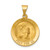 14k Polished and Satin St Francis Medal Hollow Pendant XR1322