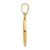 14k Polished and Satin St Raphael Medal Hollow Pendant XR1382
