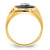 14k AAA Diamond men's ring X9477AAA