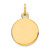 14K Round Disc Charm XM537/18