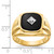 14k VS Diamond men's ring X9477VS