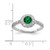 14k White Gold 5mm Mount St. Helens AA Diamond ring X9641MS/AA