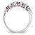 14k White Gold 2.75mm Ruby AAA Diamond ring Y4719R/AAA