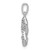 14k White Gold Diamond Star of David Pendant XR1513