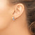 14k Rose Gold Polished Hinged Hoop Earrings Y7916R