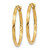 14k Twist Hoop Earrings YE1502
