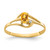 14k 5x3mm Oval Citrine AA Diamond ring X9712CI/AA