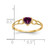 14k Rhodolite Garnet Birthstone Ring XBR159