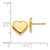 14k Heart Post Earrings YE1641