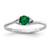 14k White Gold 4mm Mount St. Helens AAA Diamond ring Y4713MS/AAA