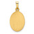 14k Hollow Our Lady Of Guadalupe Medal Charm XAC215
