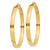 10k Polished Hoop Earring 10TA243