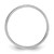 14k White Gold 3mm Design Etched Wedding Band Size 8 XWB250-8