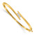14k AAA Diamond Hinged Bangle XB214AAA
