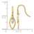 14k CZ Dangle Earrings YE1932
