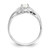 14k White Gold Opal and Diamond Ring XBS391