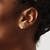 14K Polished Half Moon 2.5-3mm Freshwater Cultured Pearl Post Earrings YE2054