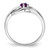 14k White Gold Synthetic Family Jewelry Ring XMR14/1WSY