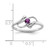 14k White Gold Synthetic Family Jewelry Ring XMR14/1WSY