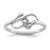14k White Gold Synthetic Family Jewelry Ring XMR14/1WSY