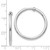 14k White Gold Non-pierced Earring Hoops Earrings XWE136