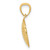 14k Gold Polished Filigree Sand Dollar Pendant YC1250