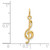 14K Treble Clef Pendant YC1057