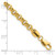 10k 7.5in 5mm Polished Fancy Rolo Link Bracelet 10SF417-7.5
