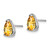 14k White Gold 8x5mm Pear Citrine Earrings XE81WCI