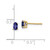 14k Tanzanite Post Earrings XE85T-B