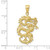 10k Solid 3-D Dragon Pendant 10C2375