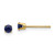 14k 3mm September/Sapphire Post Earrings XBE45