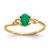 14k Emerald Birthstone Ring XBR134