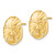 10k Large Sanddollar Post Earrings 10TC590