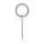 14k White Gold Small Script Letter A Initial Charm YC659A