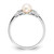 14k White Gold FW Cultured Pearl and Diamond Ring XBS233