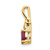 14k Ruby and Diamond Pendant XBS280