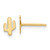 14K Polished Cactus Post Earrings YE2097