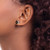 14kw 7mm Round Smoky Quartz Earrings XE74WSQ