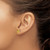 14k 7x5mm Oval Citrine Checker Earrings XE87CC