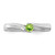 14k White Gold 3mm Synthetic Family Jewelry Ring XMR10/1WSY