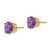 14k 8mm Amethyst Post Earrings XE75AM
