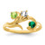 14k Genuine 3 Stone Mother's Ring XMR4/3GY